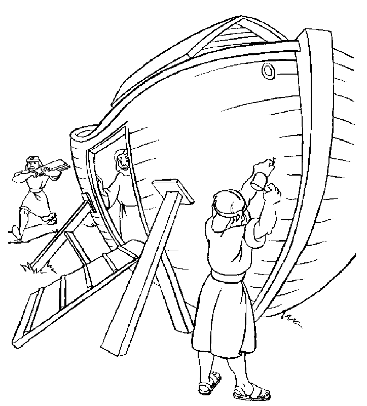 bible story coloring pages noah Coloring4free