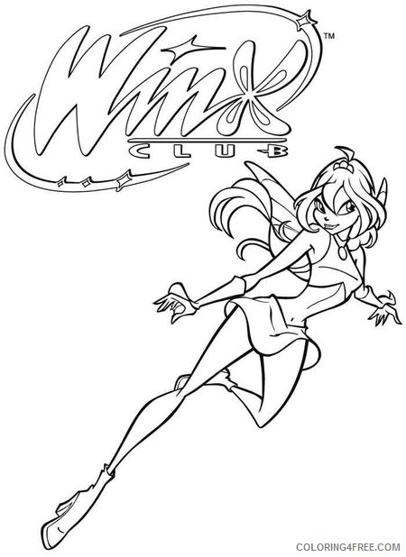 bloom winx club coloring pages Coloring4free