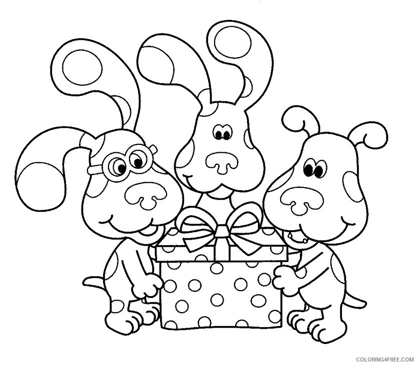 blues clues birthday coloring pages Coloring4free