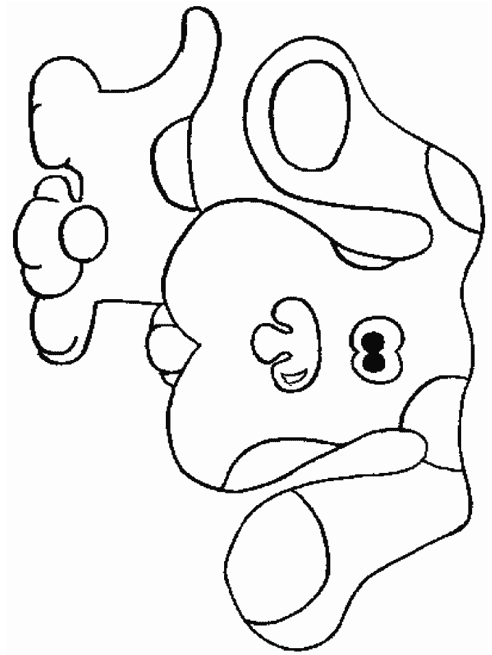 blues clues coloring pages blue Coloring4free