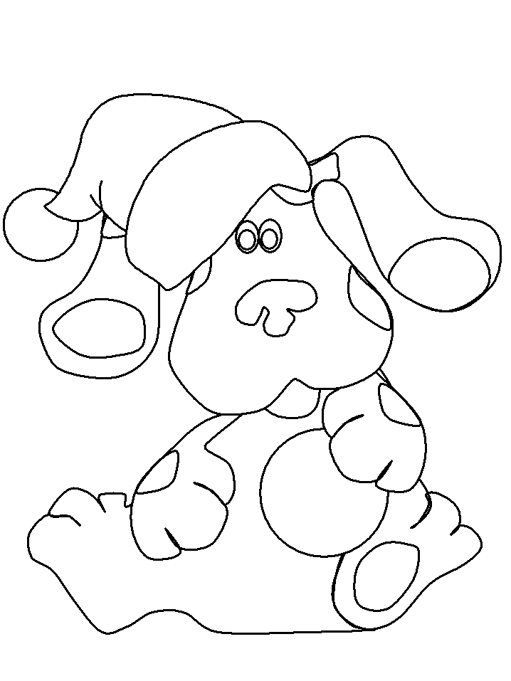 blues clues coloring pages christmas Coloring4free