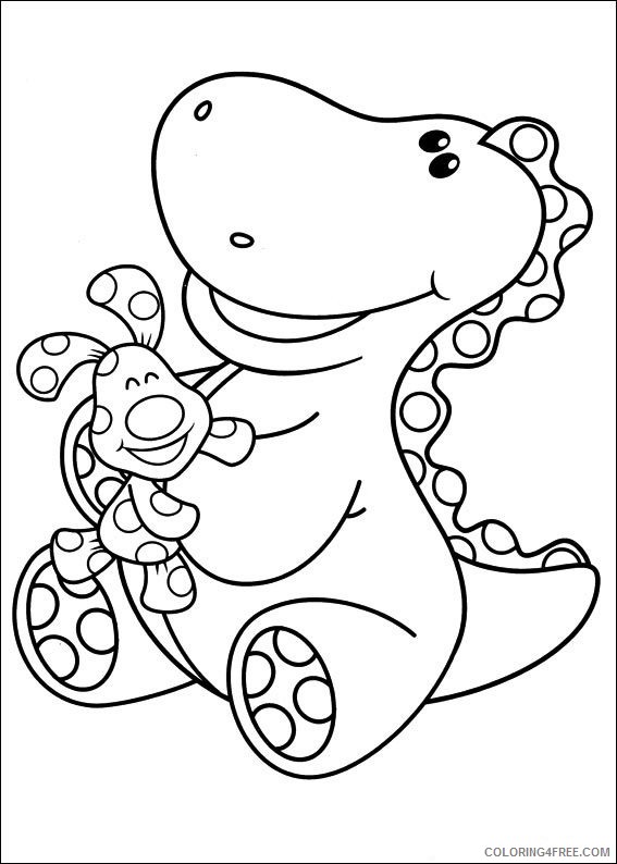 blues clues coloring pages polka dots and dino Coloring4free