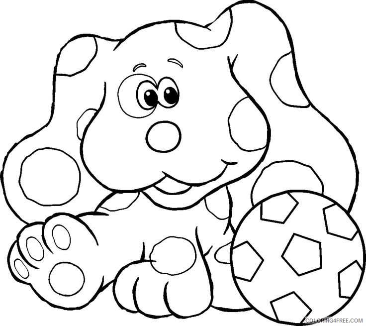 blues clues coloring pages sprinkles Coloring4free