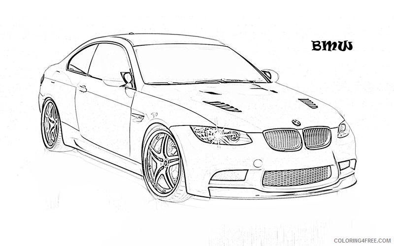 bmw car coloring pages Coloring4free