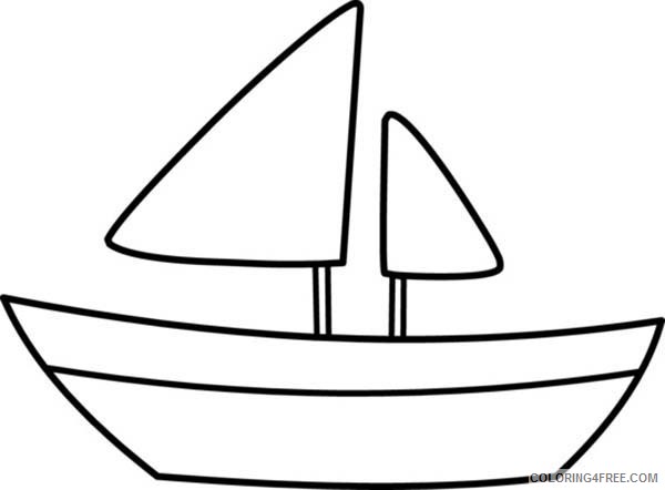 boat coloring pages for toddlers Coloring4free