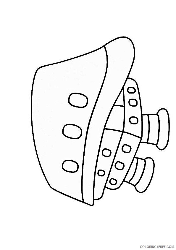 boat coloring pages ship Coloring4free