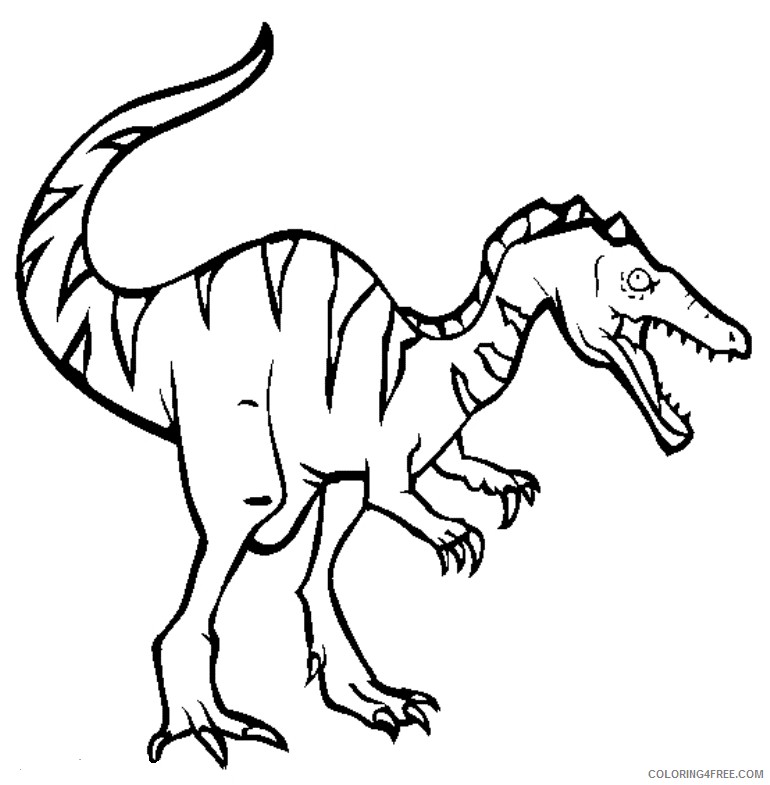 boy coloring pages dinosaur Coloring4free