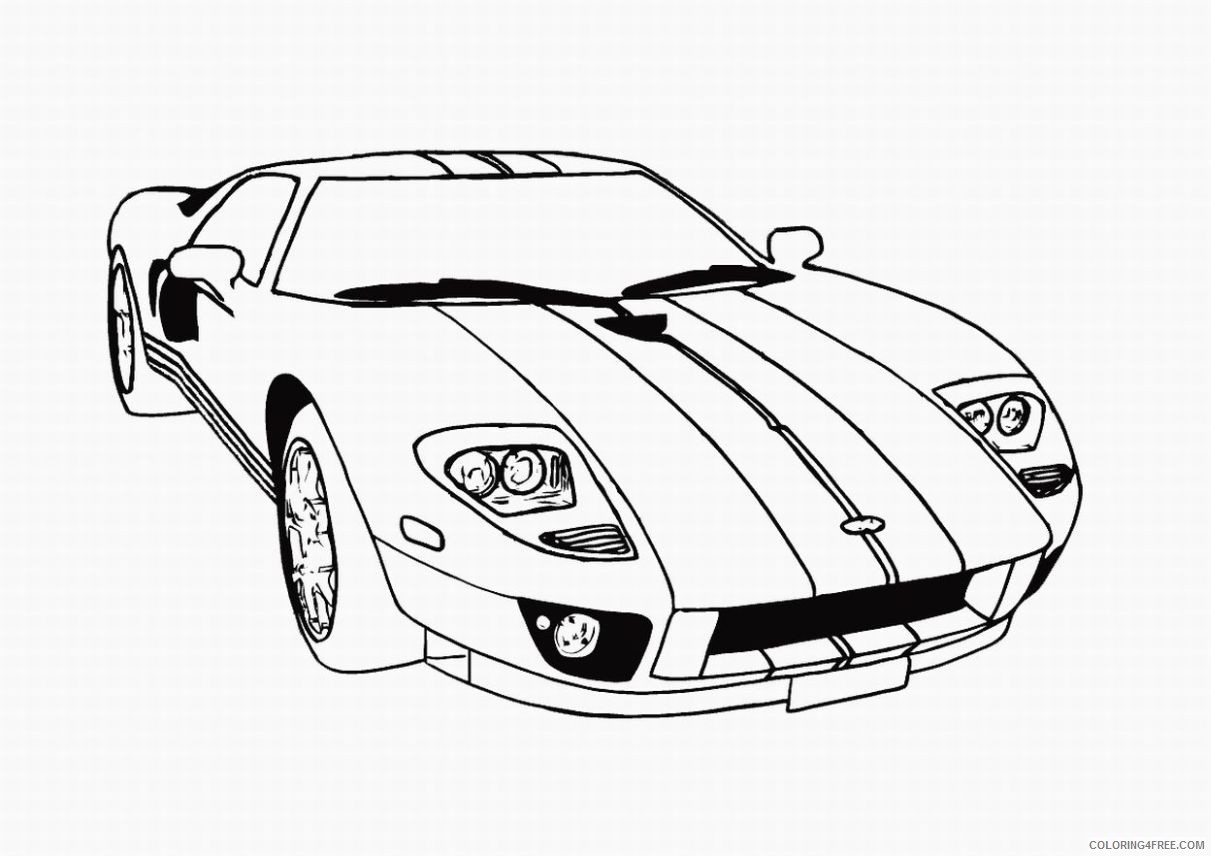 boy coloring pages of cars Coloring4free