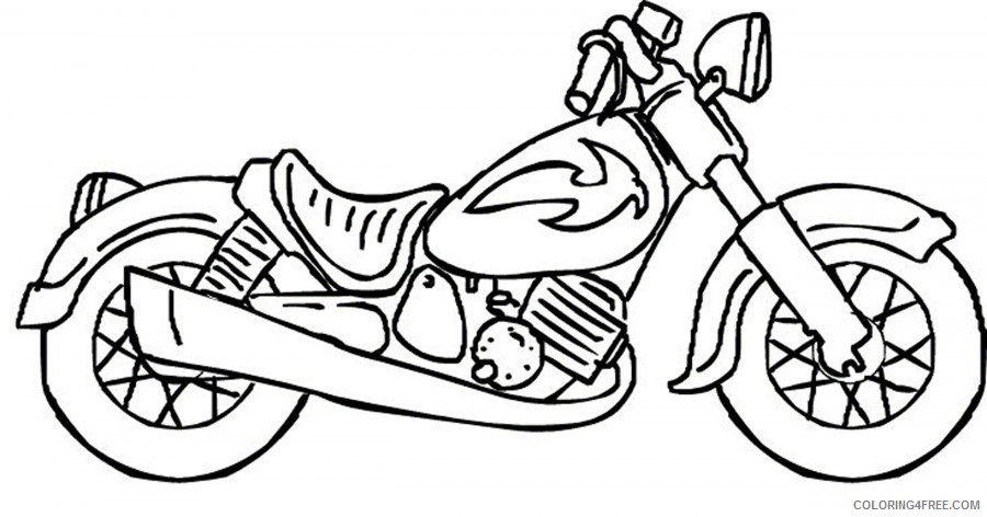 boy coloring pages of motorcycle Coloring4free