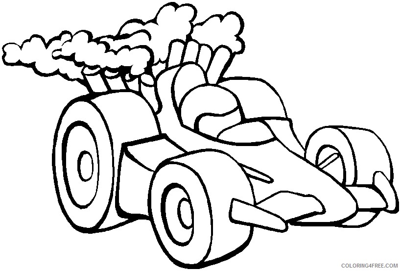 boy coloring pages race car Coloring4free