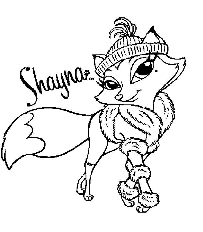 bratz coloring pages petz shayna Coloring4free