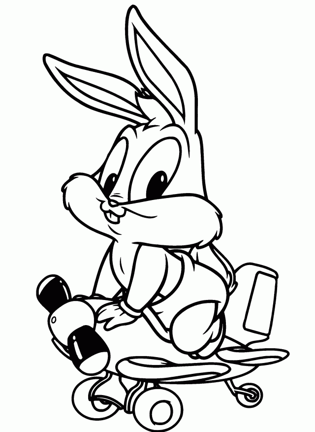 bugs bunny coloring pages baby Coloring4free