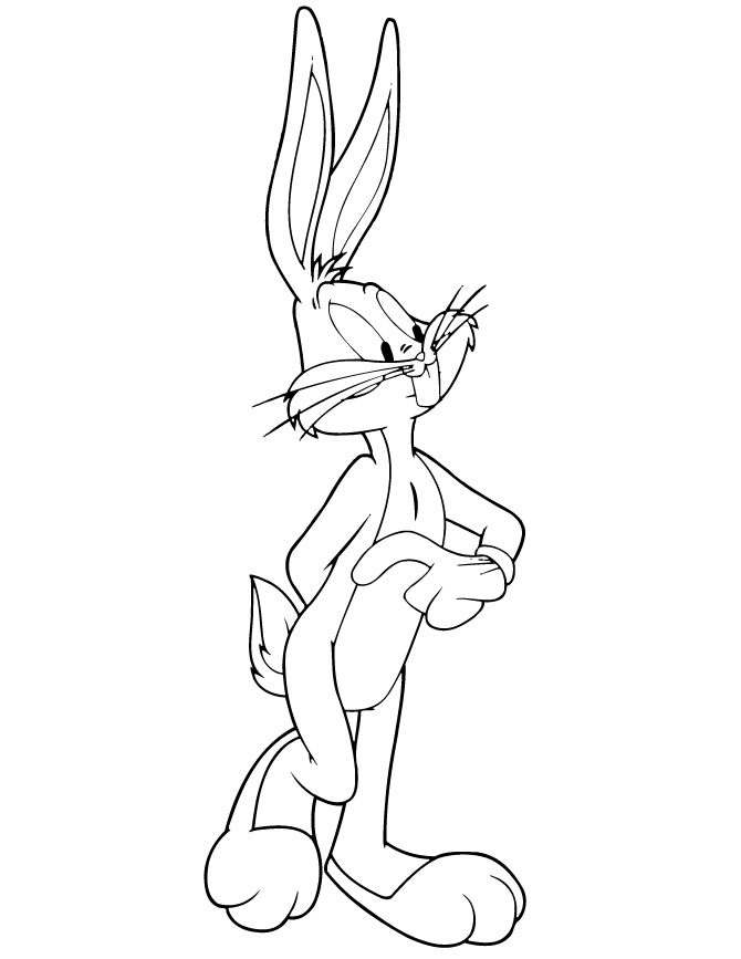 bugs bunny coloring pages printable Coloring4free