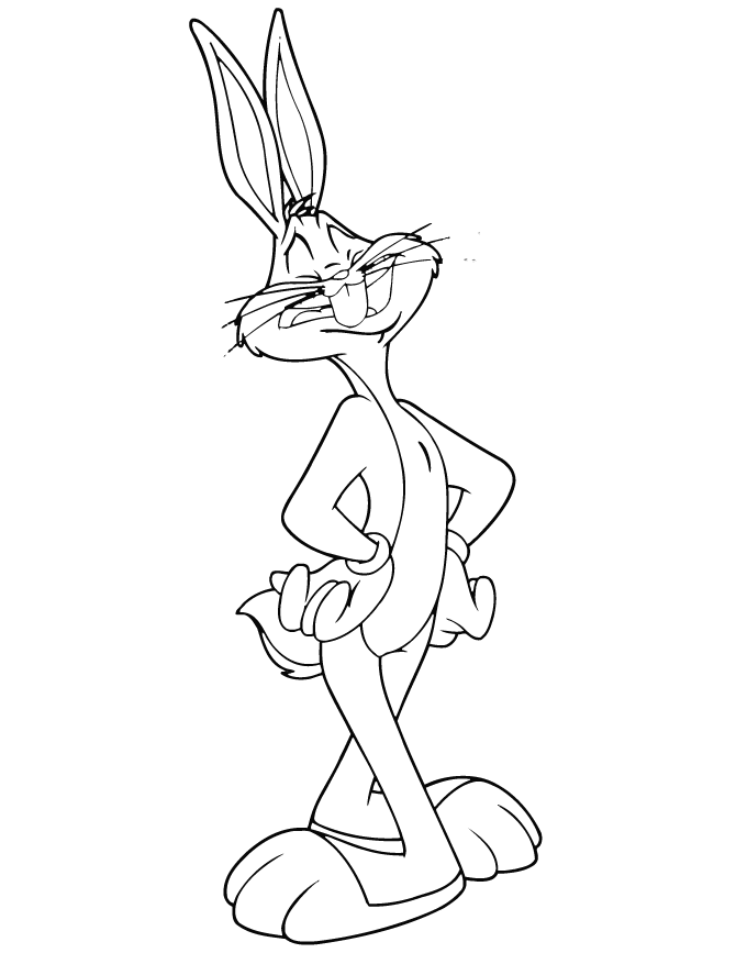bugs bunny coloring pages to print Coloring4free