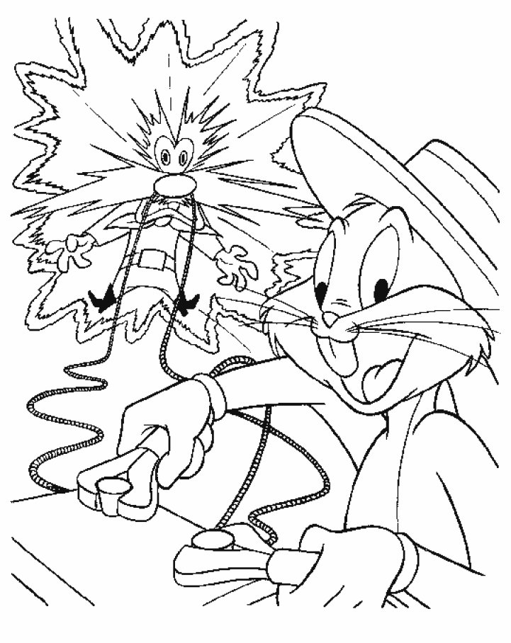 bugs bunny looney tunes coloring pages Coloring4free