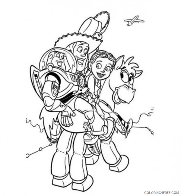 buzz lightyear and friends coloring pages Coloring4free