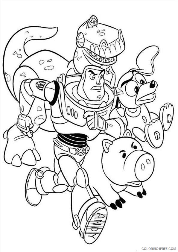 buzz lightyear coloring pages and friends Coloring4free