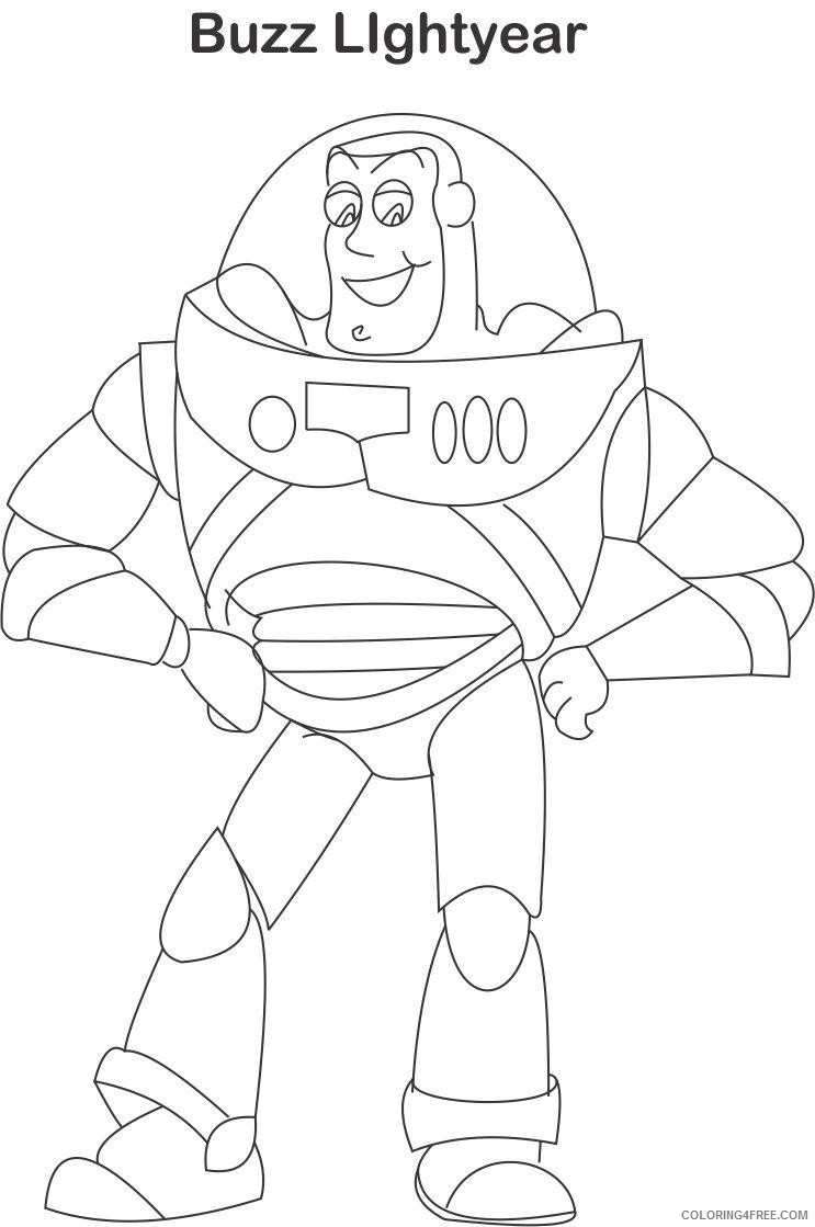 buzz lightyear coloring pages for kids Coloring4free