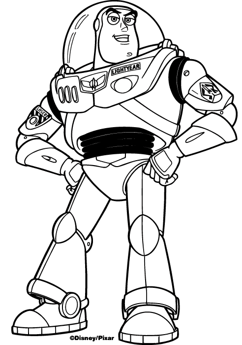 buzz lightyear coloring pages to print Coloring4free