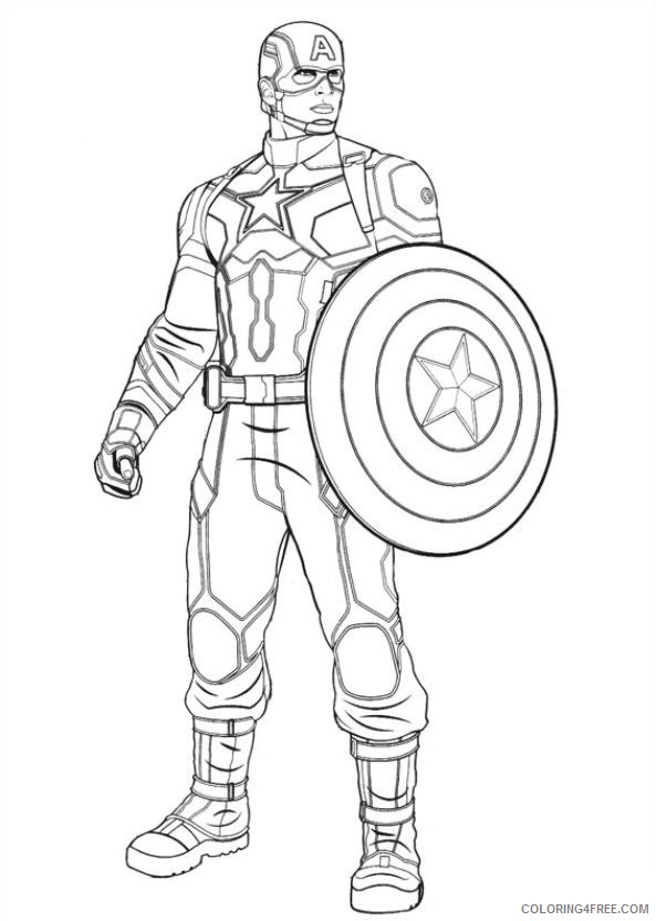 captain america coloring pages civil war Coloring4free