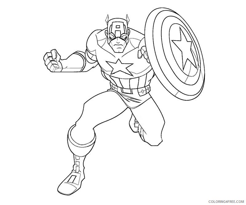captain america coloring pages movie Coloring4free