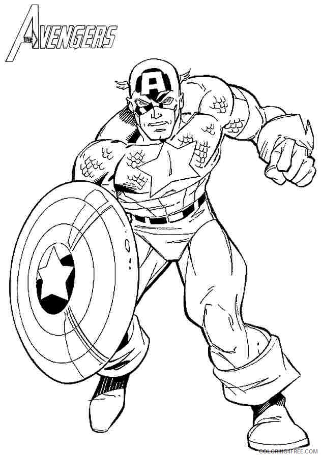 captain america coloring pages printable Coloring4free