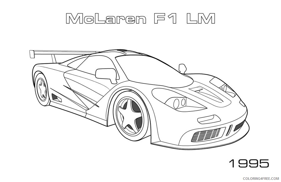 car coloring pages mclaren Coloring4free