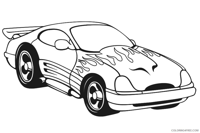 car coloring pages printable Coloring4free