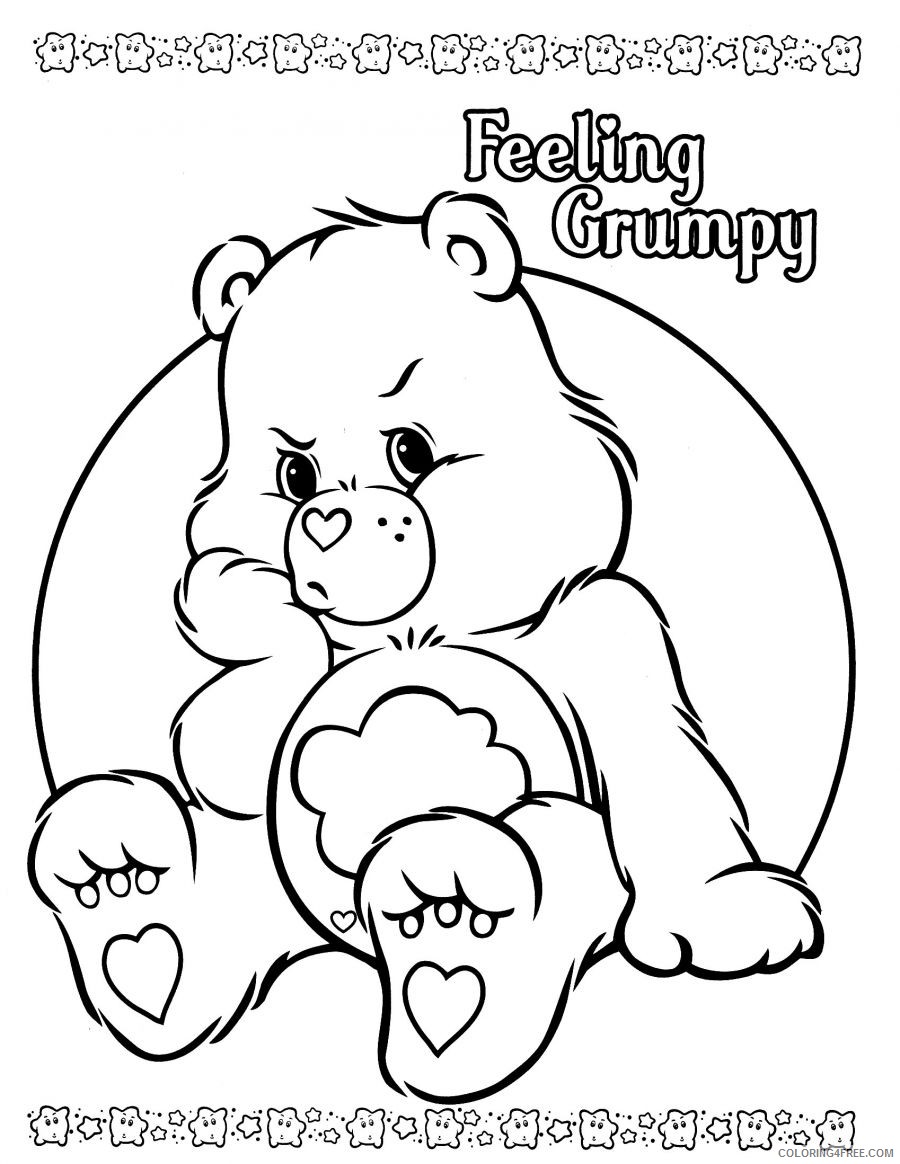 care bears coloring pages grumpy Coloring4free