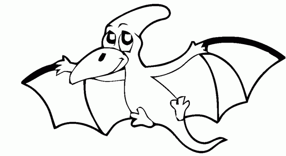 cartoon coloring pages dinosaur Coloring4free