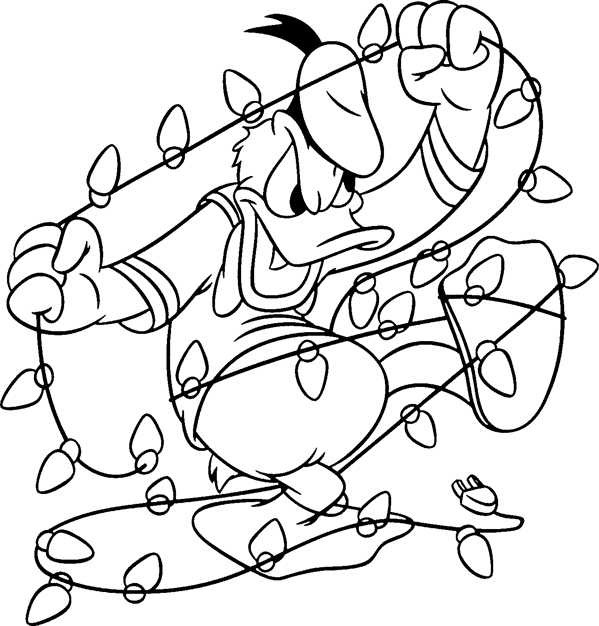 cartoon coloring pages donald duck Coloring4free