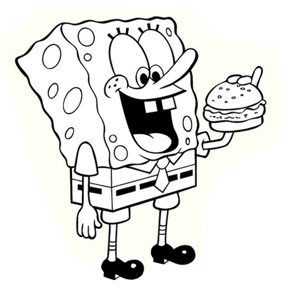 cartoon coloring pages spongebob squarepants Coloring4free
