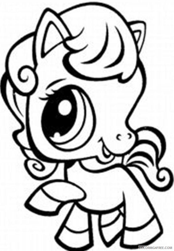 cartoon coloring pages unicorn Coloring4free