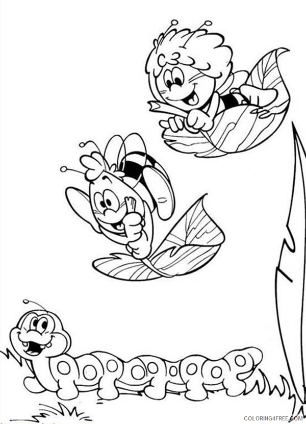 caterpillar coloring pages and friends Coloring4free
