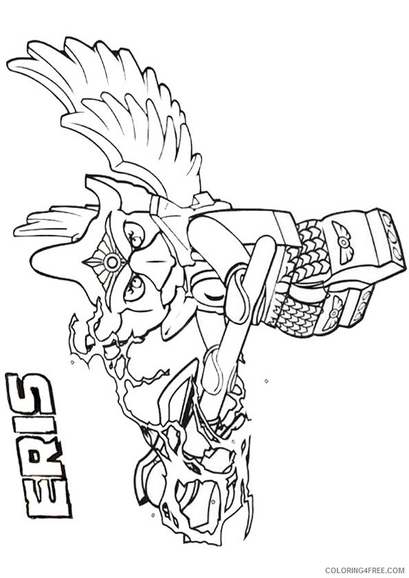 chima coloring pages eris eagle Coloring4free