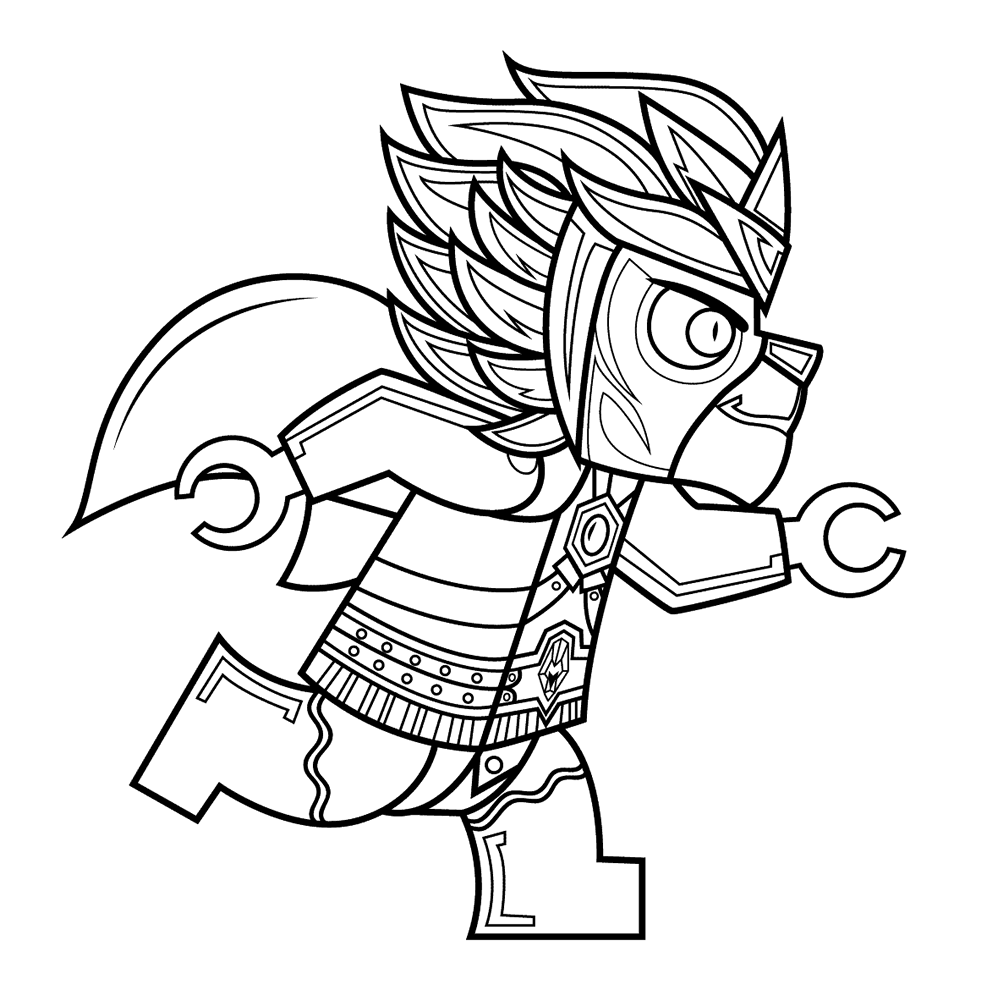 chima coloring pages laval lion Coloring4free