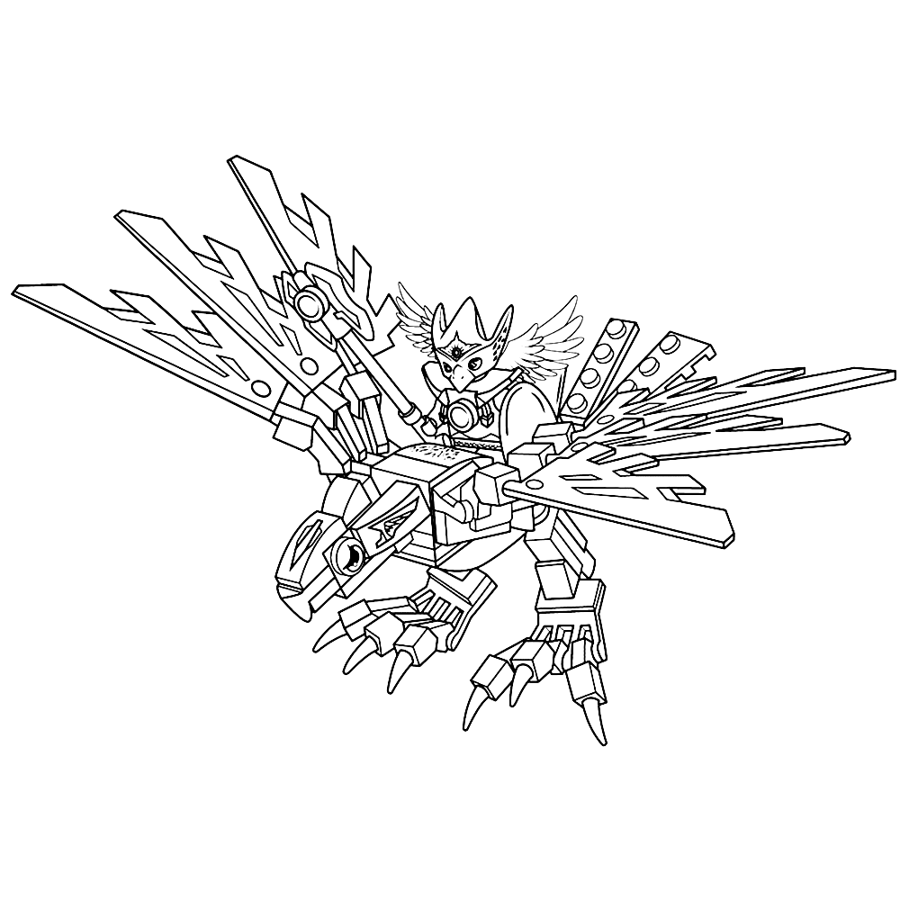 chima coloring pages legend beast eagle Coloring4free