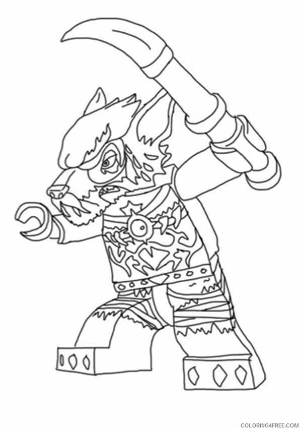 chima coloring pages wolf Coloring4free