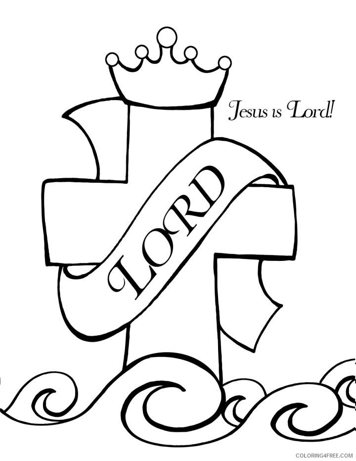 christian coloring pages lord jesus Coloring4free