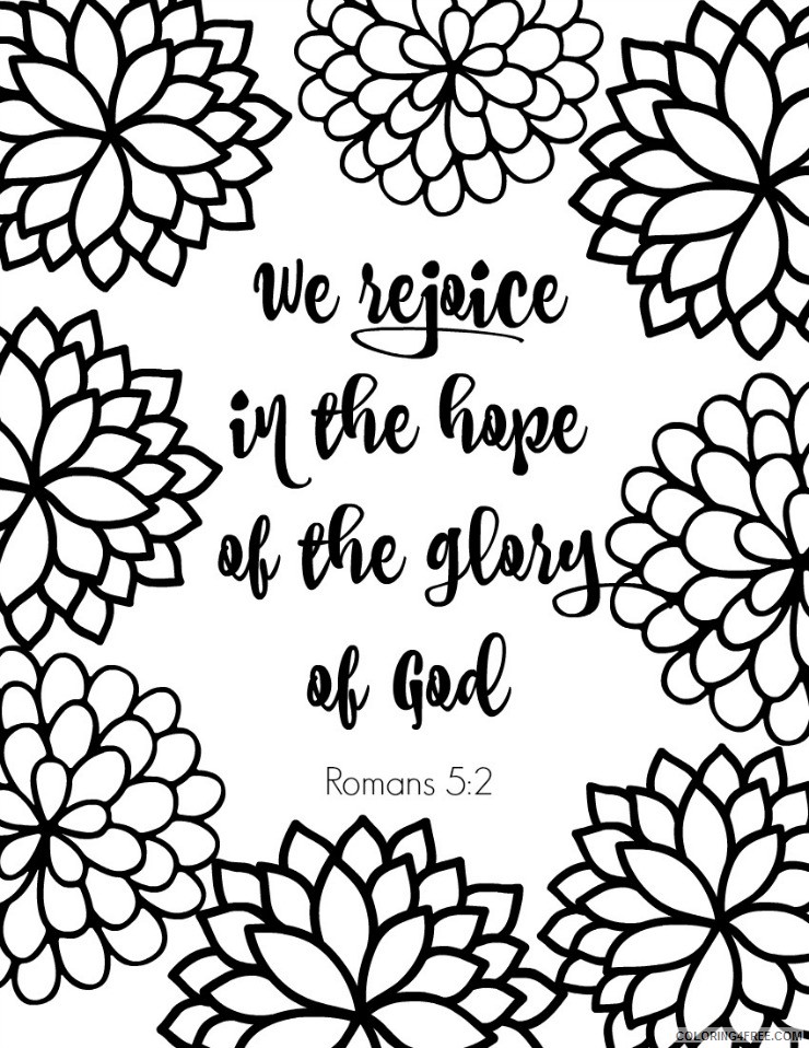 christian coloring pages with verses Coloring4free