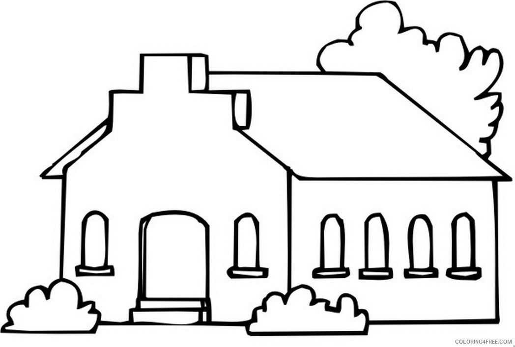 church coloring pages for children Coloring4free