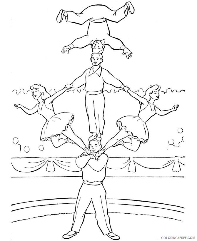 circus coloring pages printable Coloring4free