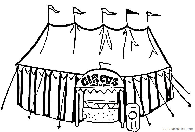 circus coloring pages to print Coloring4free