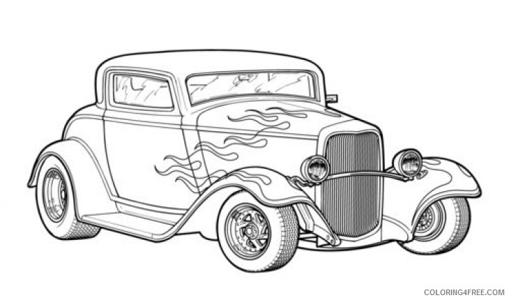 classic race car coloring pages Coloring4free