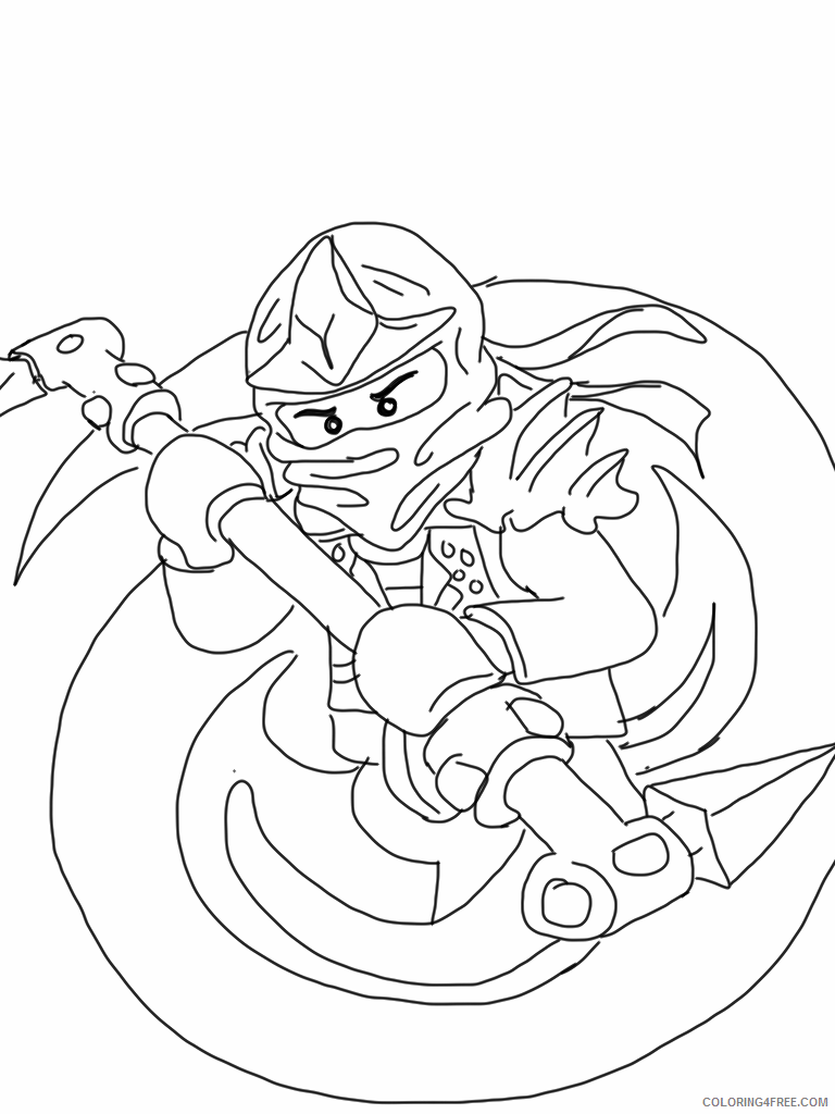 cole ninjago coloring pages Coloring4free