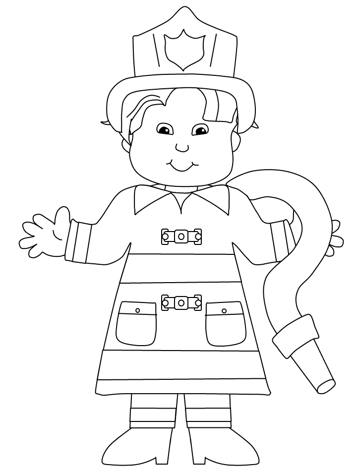 community helpers coloring pages for kids Coloring4free