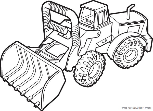 construction equipment coloring pages Coloring4free