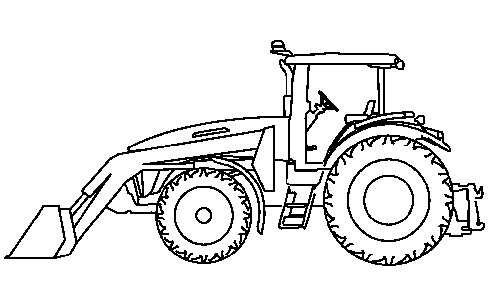 construction equipment coloring pages bulldozer Coloring4free