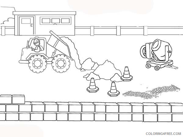 construction site coloring pages Coloring4free