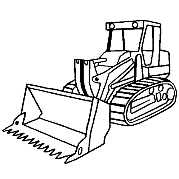 construction truck coloring pages bulldozer Coloring4free